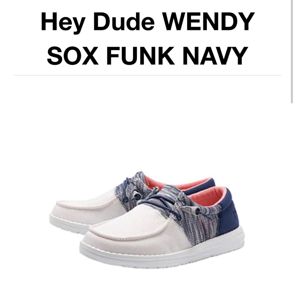 Hey Dude Womens Wendy Sox Funk Navy Size 9